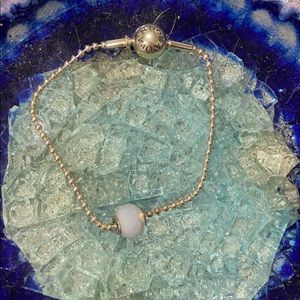 Pandora essence bracelet and one charm size 6.7